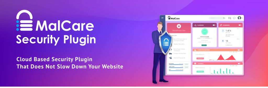 MalCare WordPress security plugin web banner