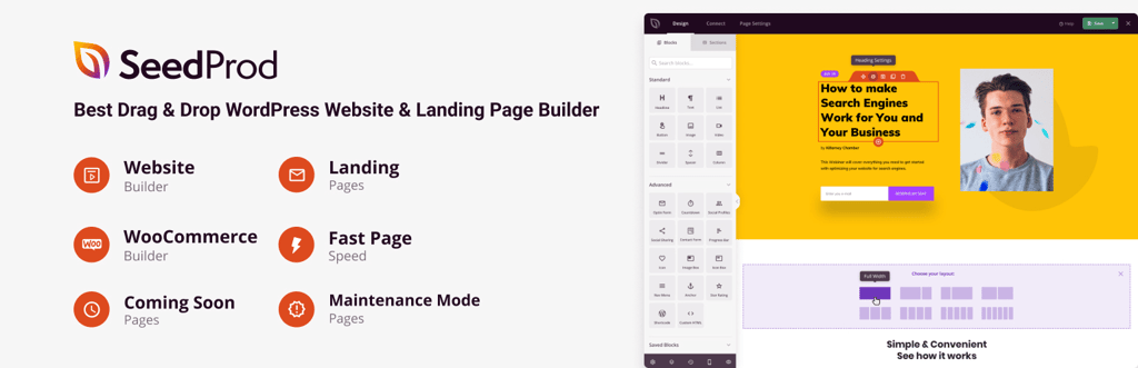 The SeedProd plugin banner
