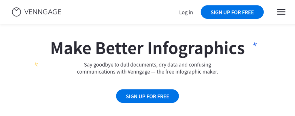 Venngage website homepage
