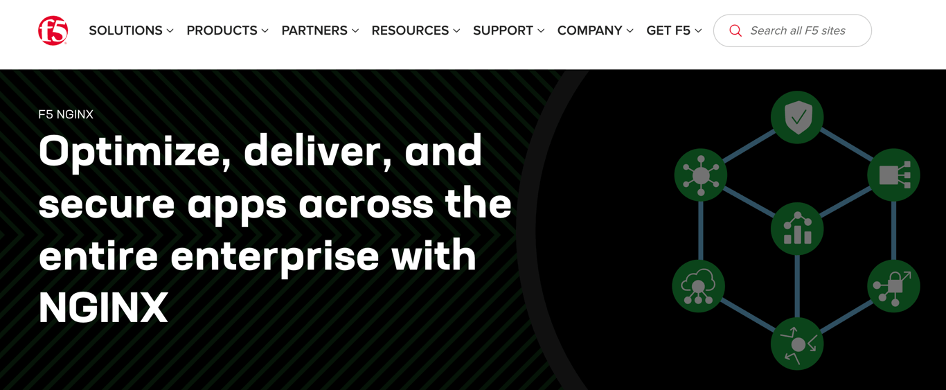f5 NGINX product page