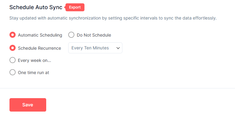 The User Settings panel of WPSyncSheets