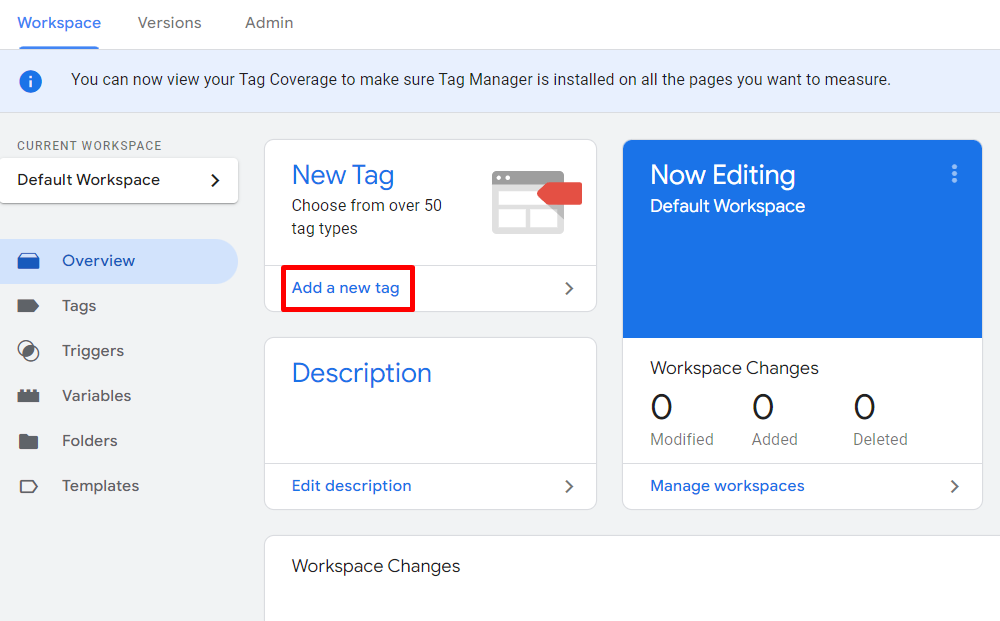 Add a new tag for event tracking purposes on your platform