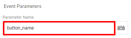 Enter a custom parameter.