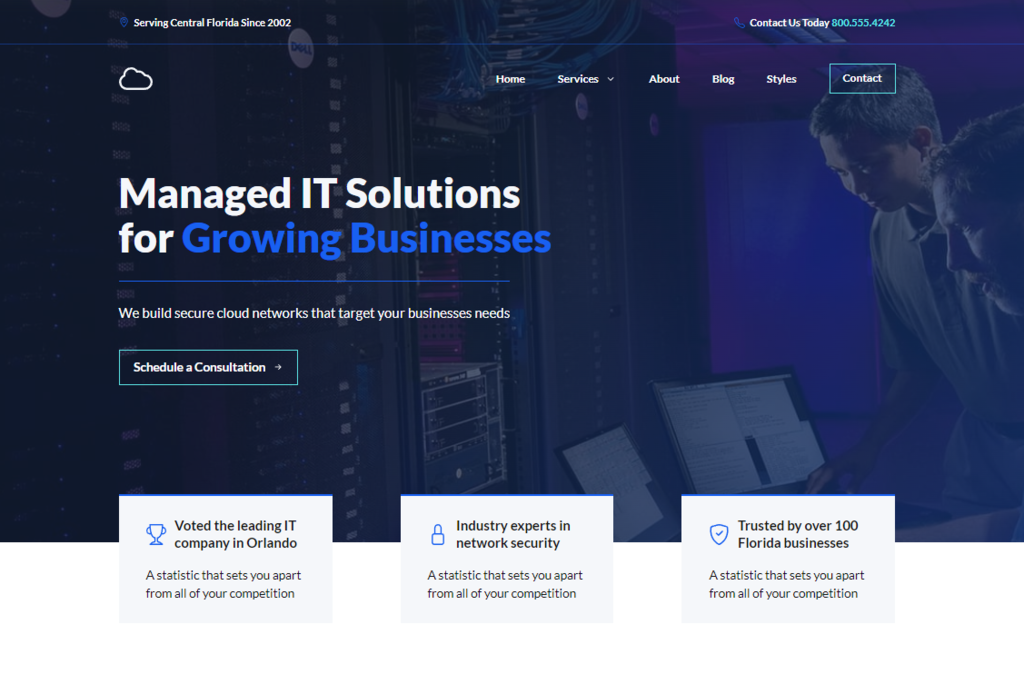 GeneratePress is one of the popular business themes focusing on performance and usability