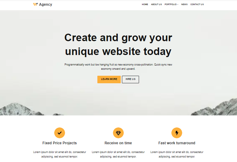 Neve is a lightweight and modern business theme