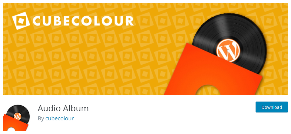 Audio Album WordPress plugin banner