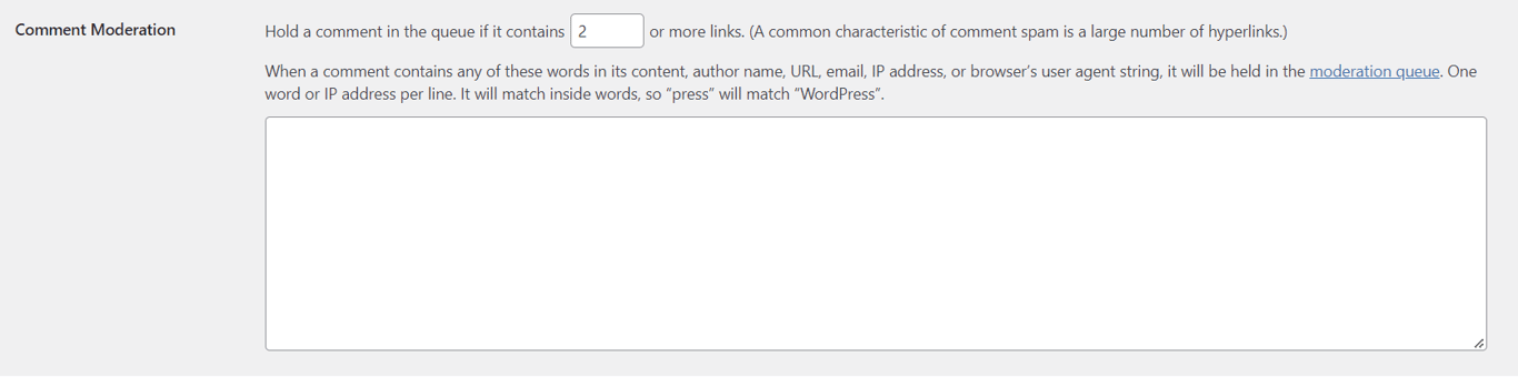 Using the Comment Moderation feature, you can list specific keywords in the comments section that you need to manually approve before they're posted.
