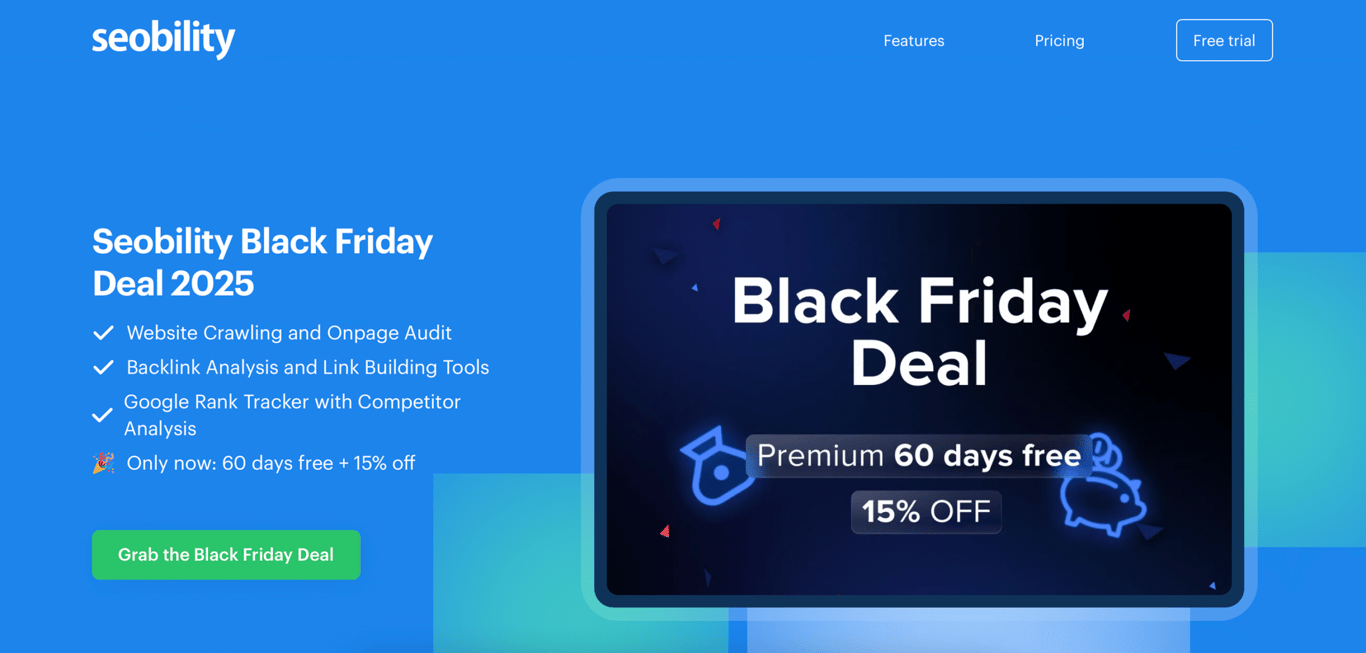 seobility black Friday 2025 deal