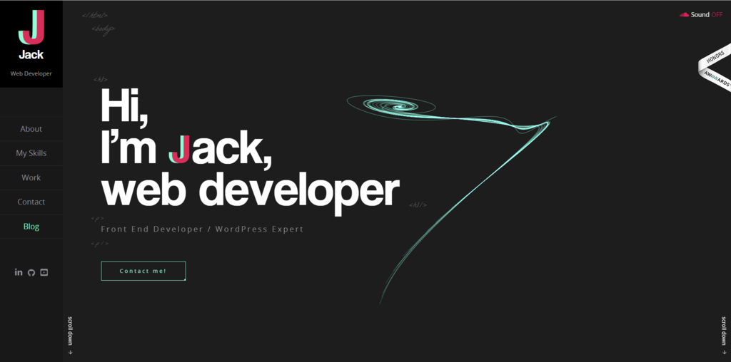 A freelance web developer portfolio by Jacek Jeznach.