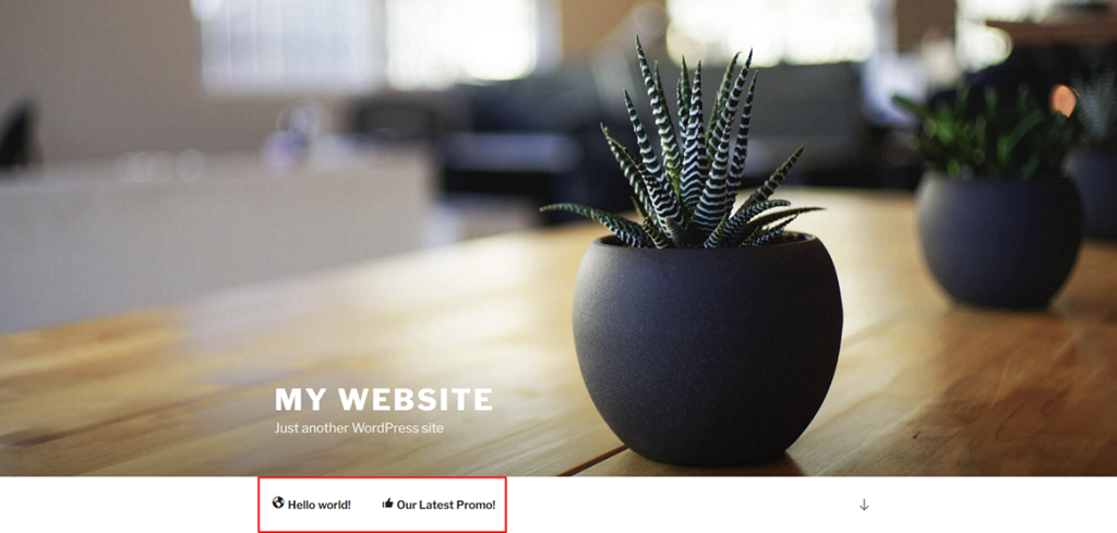An example of how to use Dashicons as a menu icon