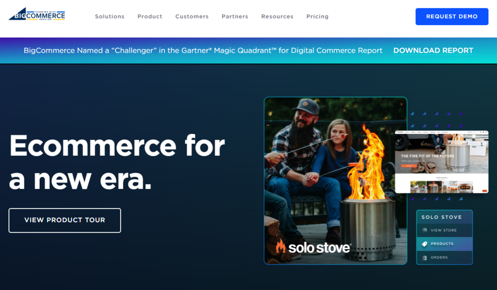 BigCommerce homepage