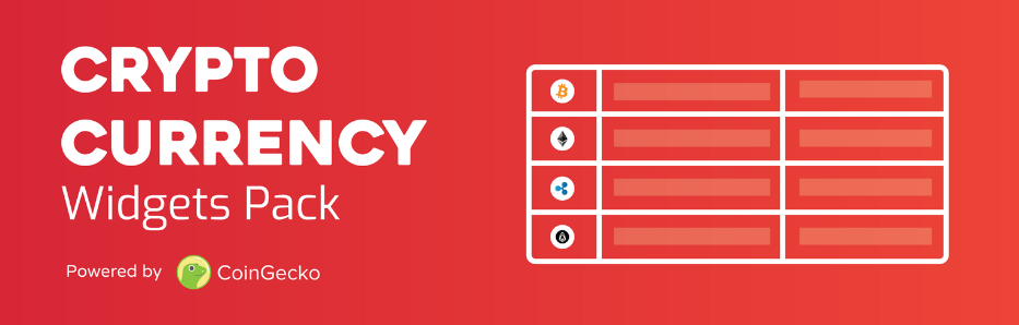 Cryptocurrency Widgets Pack's official page on Envato Market
