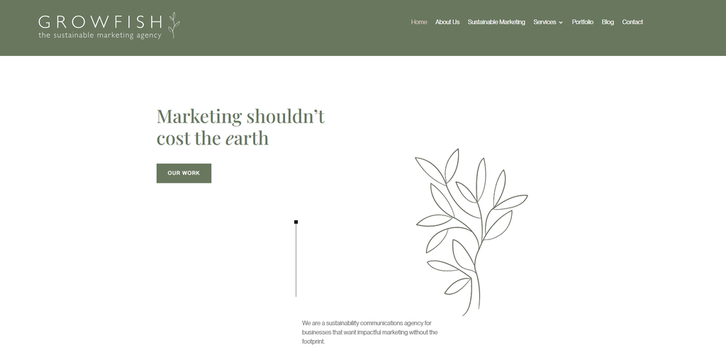 Growfish's website