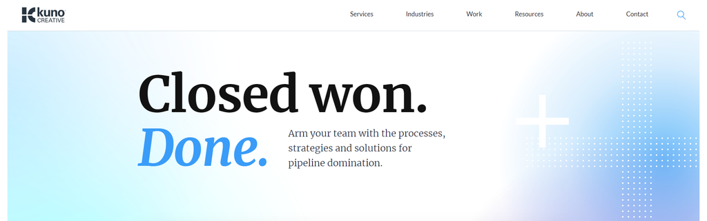 Kuno Creative's website