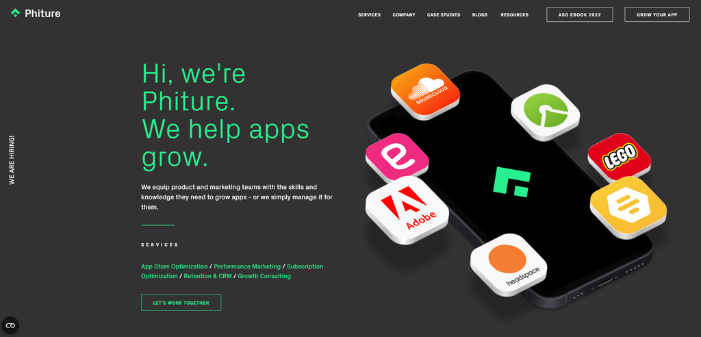Phiture's website