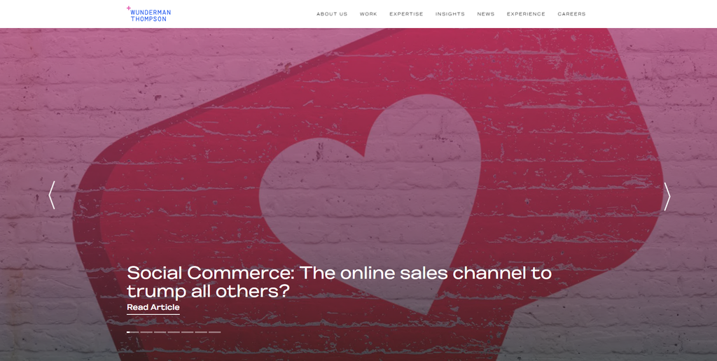 Wunderman Thompson's website