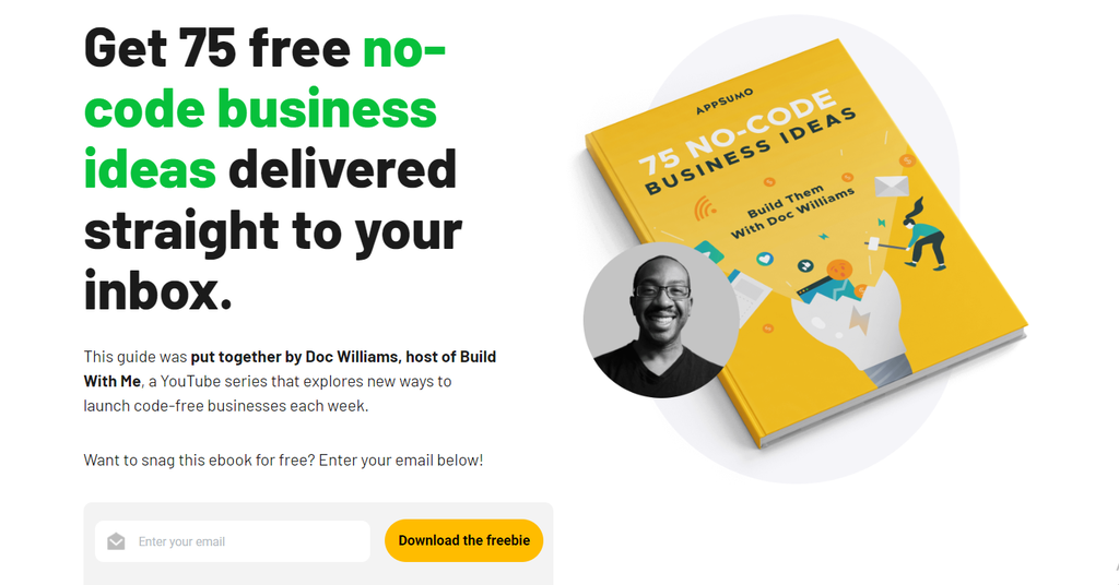 A lead magnet free incentives example