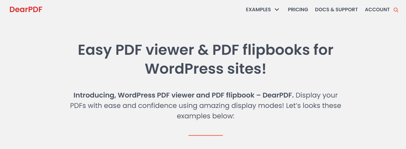 DearPDF plugin homepage