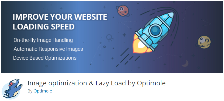 Optimole WordPress plugin banner