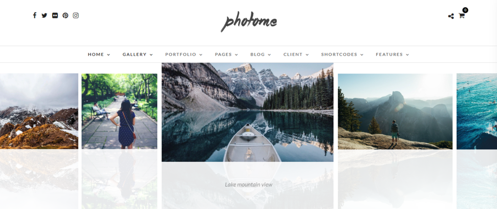 PhotoMe th&egrave;me WordPress pour photographe