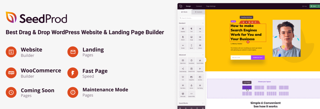 SeedProd WordPress plugin banner