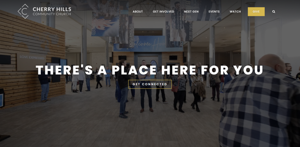 Homepage of Cherry Hills Community Church