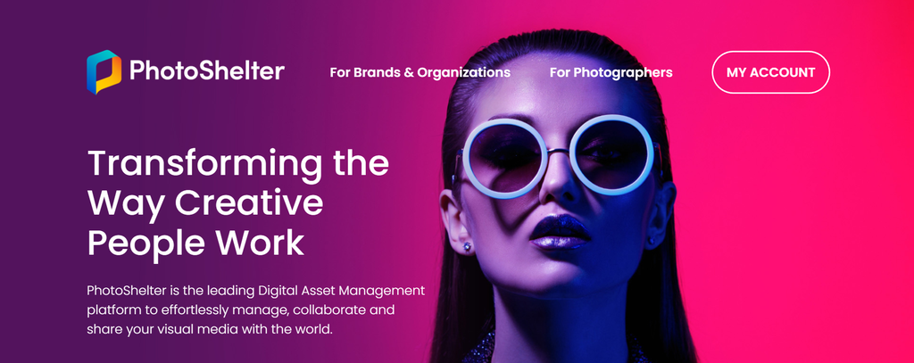 PhotoShelter homepage