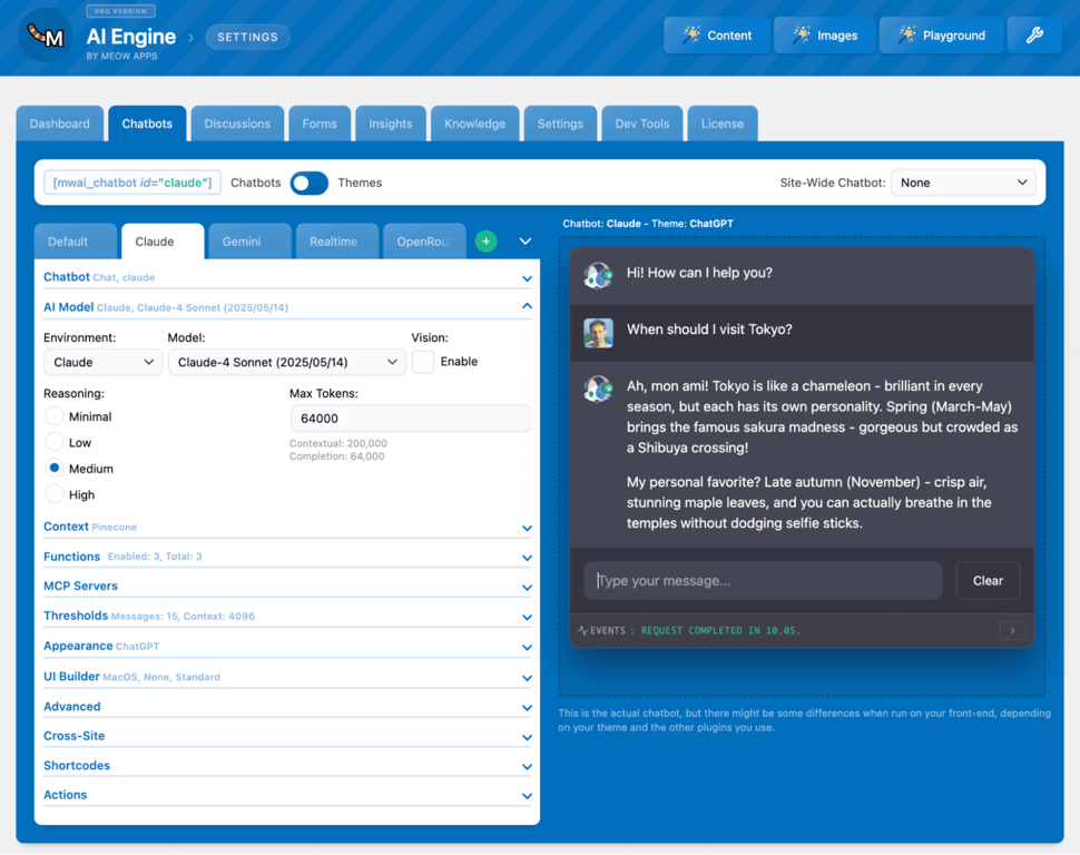 AI Engine WordPress AI plugin