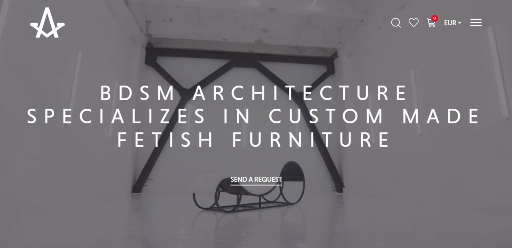 BDSM Architecture website homepage