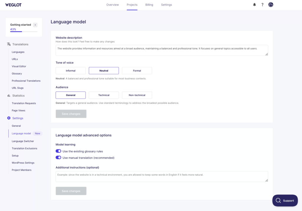 Weglot WordPress AI plugin