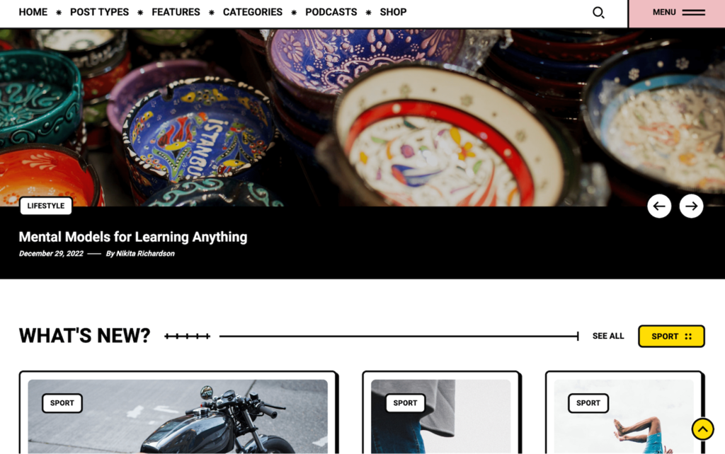 Poptio homepage