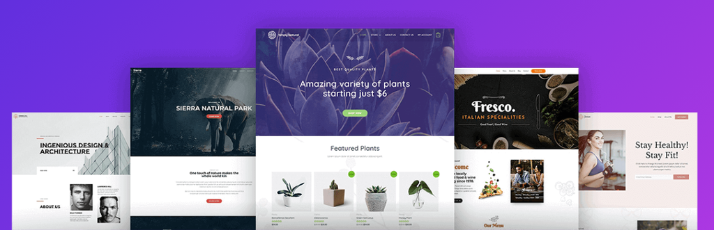 Astra's website header