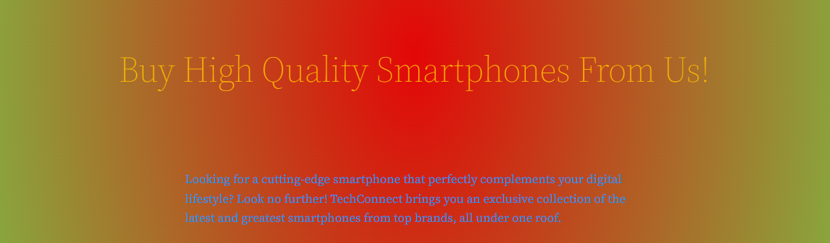 A heading and paragraph on The Bad Website's homepage.