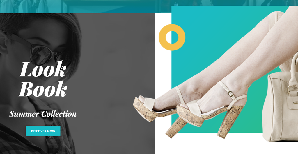 The Float theme's demo site showing a look book section