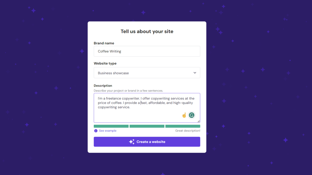 Hostinger AI Website Builder