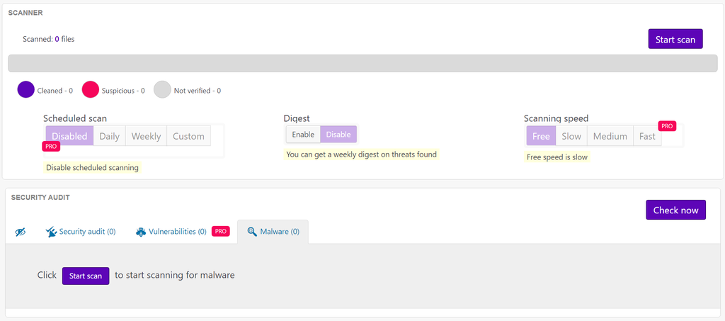 wordpress-scanner Analyse des logiciels malveillants sur Titan Anti-Spam & Security