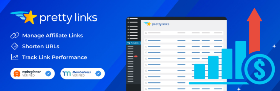Pretty Links plugin banner
