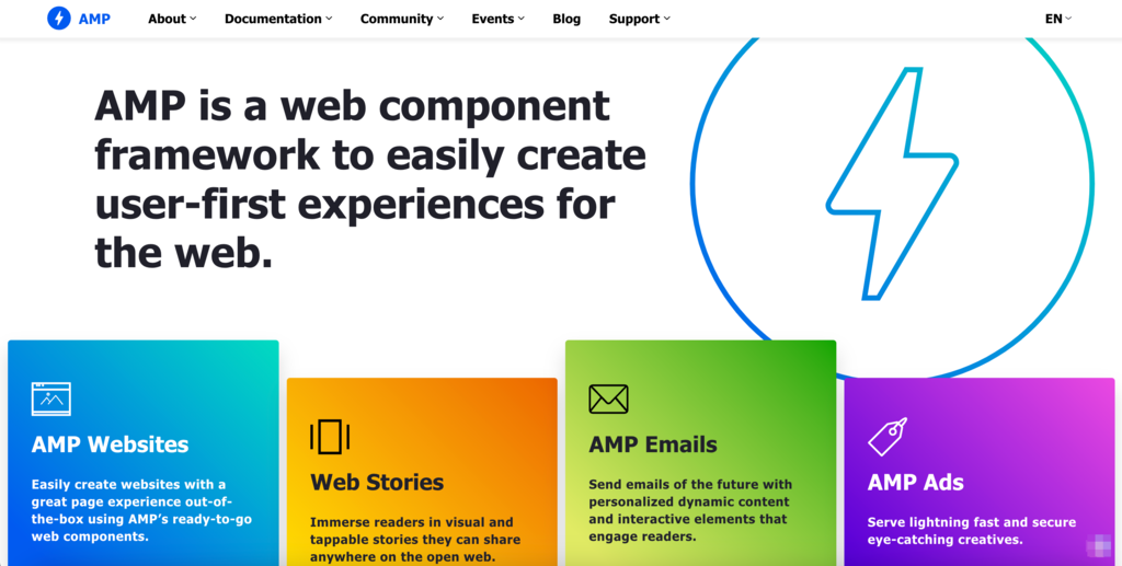 Homepage of the AMP Open Source Project