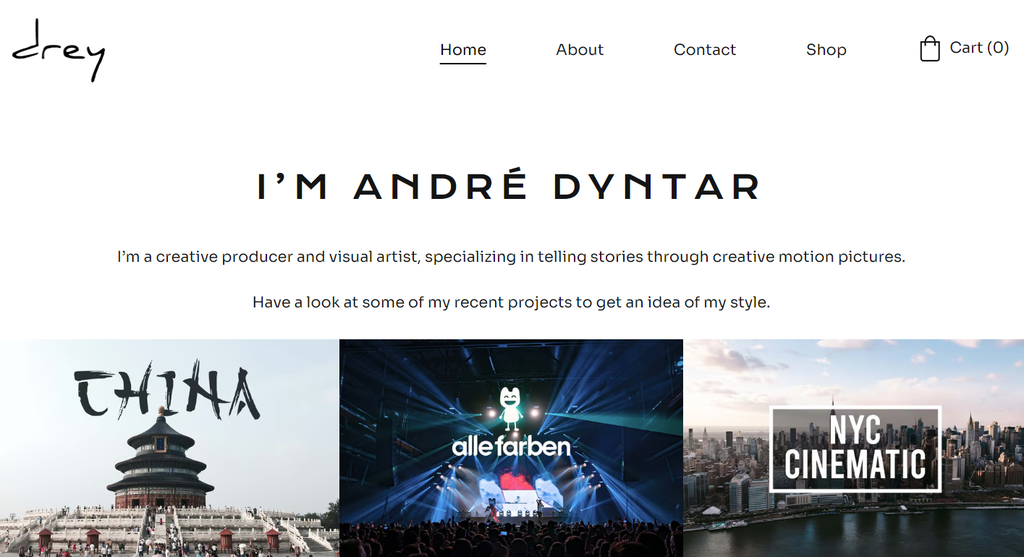 Andr&eacute; Dyntar's homepage