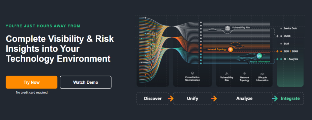 Lansweeper's official homepage