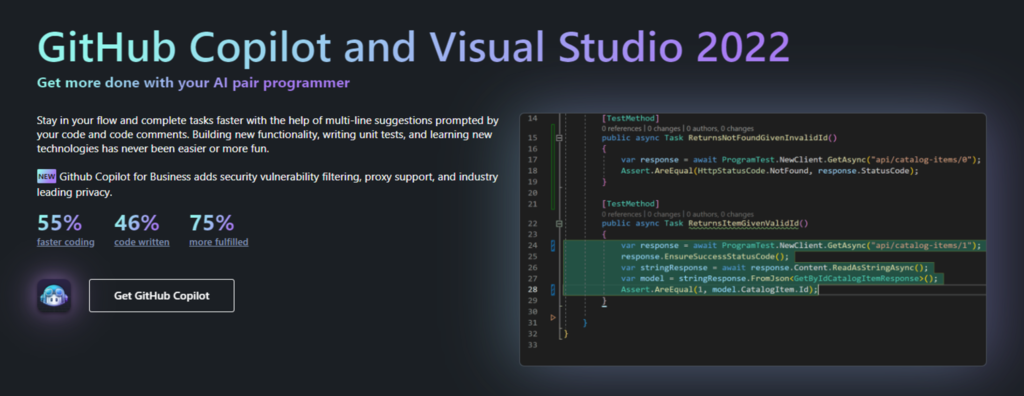 Microsoft Visual Studio's official homepage