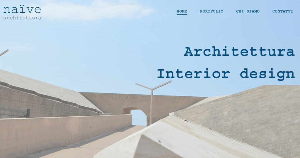 Na&iuml;ve Architettura's homepage
