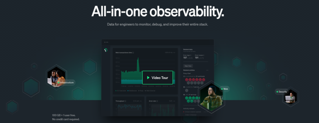 New Relic website