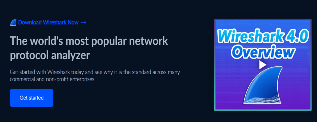 Wireshark official homepage