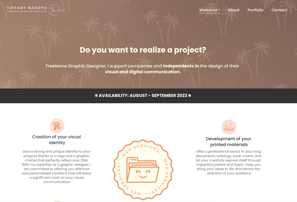 Tiffany Rakotoo homepage