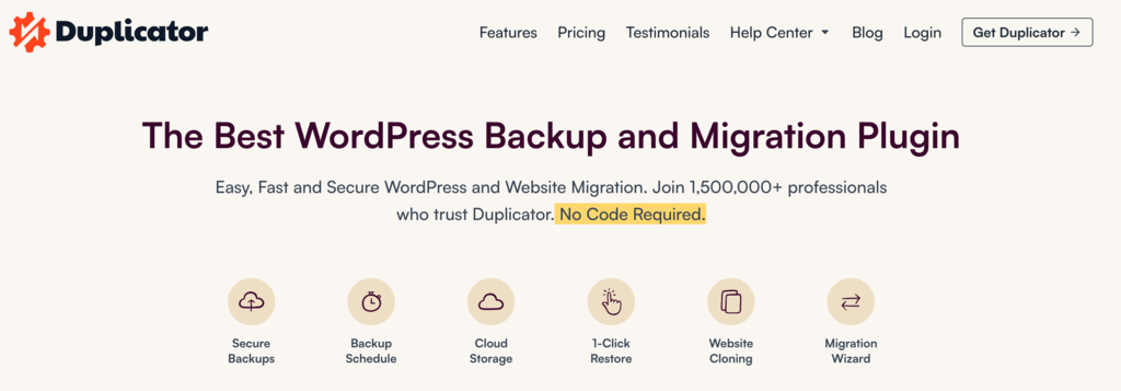 Duplicator official homepage
