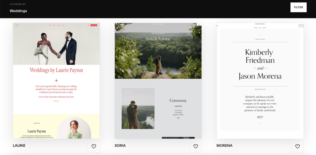 Squarespace website website templates