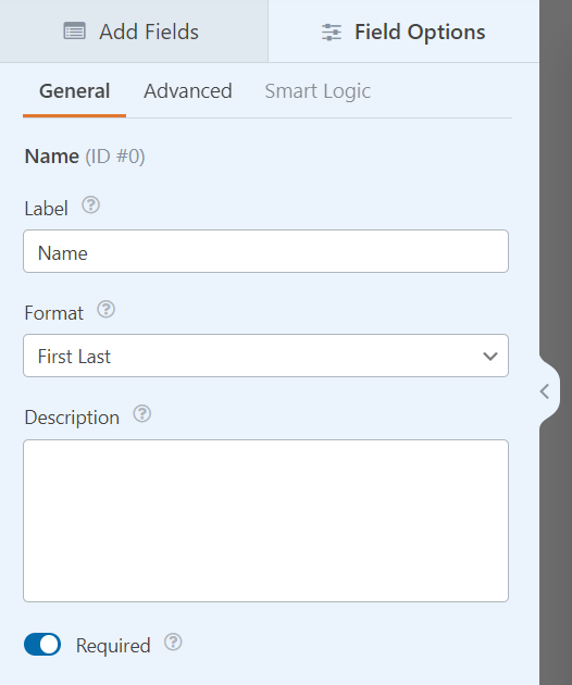 Accessing the field properties in the WPForms builder