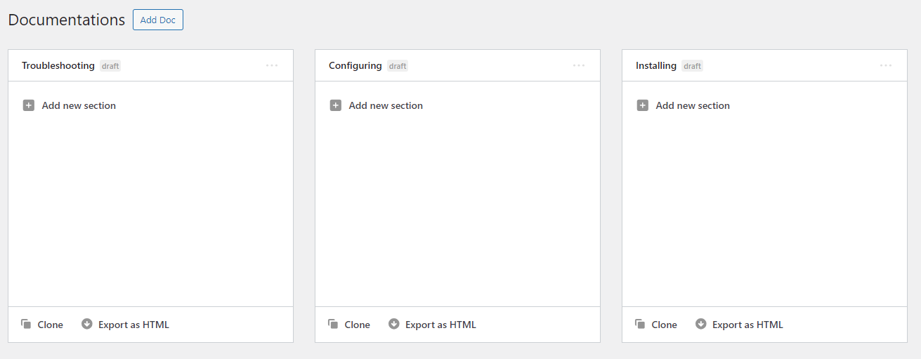 Retained documents on DocsPress after migrating from weDocs