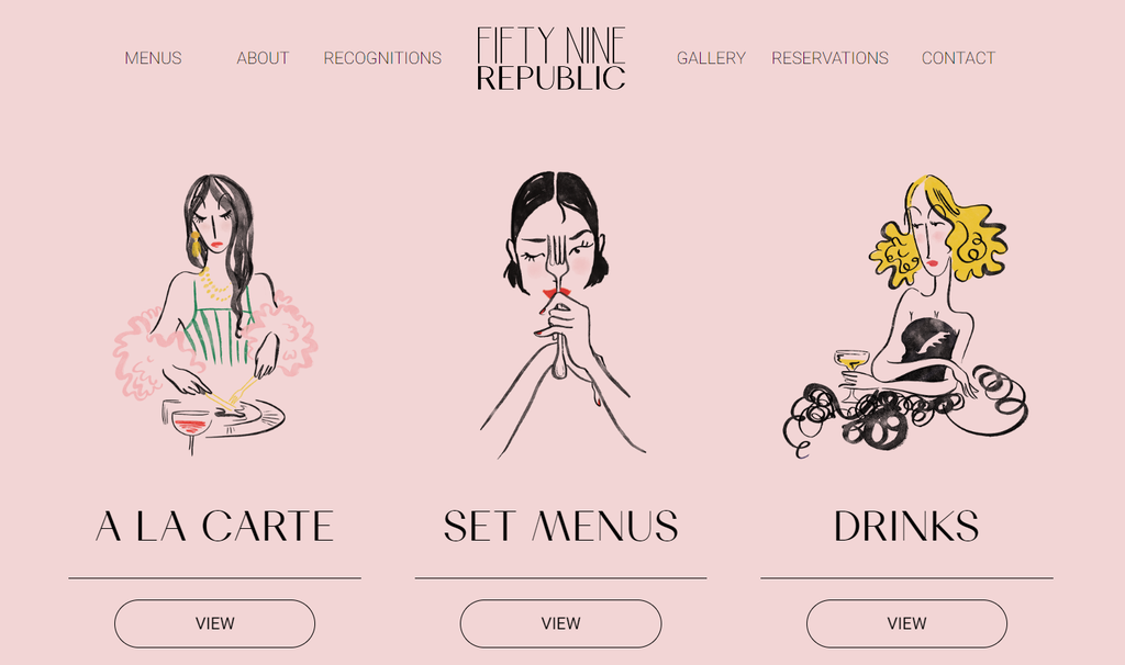 Fifty Nine Republic's homepage